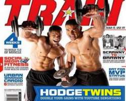 He and his twin brother are certified International Sports Sciences Association trainers. Both of them also appeared on the front page of Train magazi